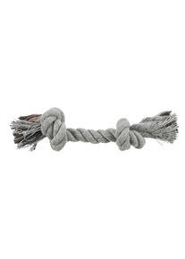 Trixie corda gioco per cani.- 26 cm con 2 nodi, grigia