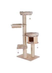 Rascador Natural Paradise XL Premium Edition para gatos.- Crema