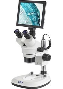 Kern OZL 466T241 Stereomikroskop Labormikroskop Trinokular 45x Auflicht Durchlicht