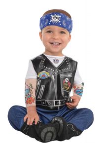 Amscan Costume ribelle da babybiker