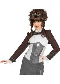 Orlob Brązowe steampunkowe bolerko Steffi