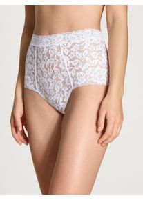 Calida Natural Comfort Lace Brief for Women, XS, White