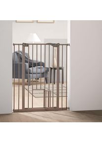 Savic Dog Barrier 2 hundegitter med kattedør.- Højde 107 cm, bredde 75 til 84 cm