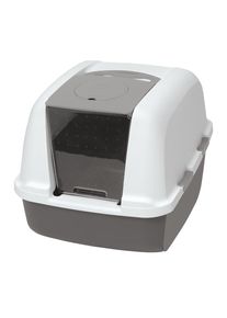 CATIT Jumbo L55xl55xH118cm - Maison de toilette - gris fonc&eacute;
