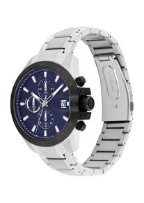 Tommy Hilfiger Heren Analoog horloge 'JAMESON' navy / zwart / zilver / wit One Size