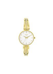 Lucardi Dames Analoog horloge goud / zilver / wit Onesize