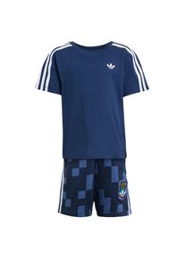 adidas originals Set 'adidas originals X Minecraft' Mädchen saphir / hellblau / oliv / weiß Größe XXXS