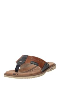 Mustang Zehentrenner Herren navy / cognac Größe 40