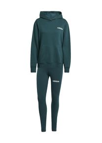 adidas Sportswear Sportanzug 'LEISURE' Damen smaragd / weiß Größe XS