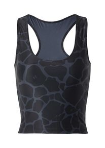 NEBBIA Sporttop Damen anthrazit / schwarz Größe XS