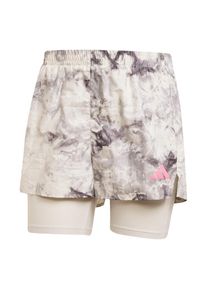 adidas Performance Sportshorts 'Own The Run' Damen creme / grau / pink Größe 4XS