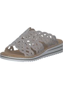 Rieker Pantolette Damen hellbeige Größe 37