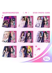 babymoster 60lomo card 32 stickers boxed HD photo card LOMO card Support peripherals Valentine's Day gifts Small gifts