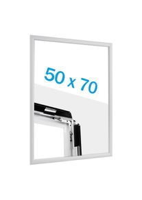 Kliklijsten, aluminium, B2 wit | 25 mm | in verstek