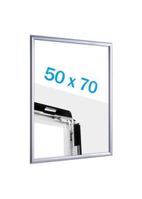 Kliklijsten, aluminium, B2 roestvrij staal | 25 mm | in verstek