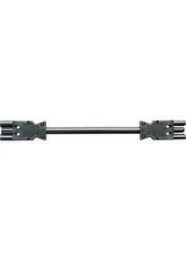 Verbindungsleit. WIELAND GST18i3 3,0 m, schwarz, H05VV-F 3G2,5 mm2 3-polig, Buchse - Stecker