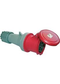 PCE CEE-Kupplung Power Twist IP44, 5-polig, 400V, 63A - rot