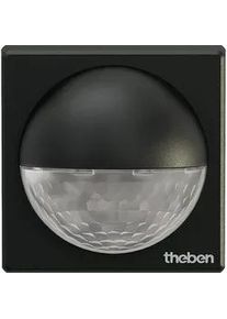 Wand Bewegungsmelder Theben theLuxa R180 Schwarz Aufbau, 180° (Quer/Front) 12/5m
