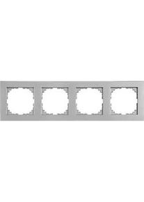 Rahmen Merten M-Pure 4-fach, aluminium
