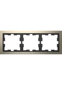 Merten D-Life Metallrahmen, 3-fach, Nickelmetallic