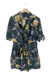 Urban Outfitters Abito blusa Donna, Taglia 40, verde, Viscosa