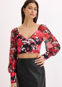 Top cropped, Nero, Taglia 46/48 (M), bonprix