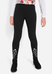Leggings in misto cotone biologico elasticizzato - Nero - Taglia 116/122 - bonprix