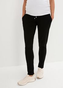 Pantaloni prémaman elasticizzati in punto di Roma - Nero - Taglia 54/56 (XL) - bonprix