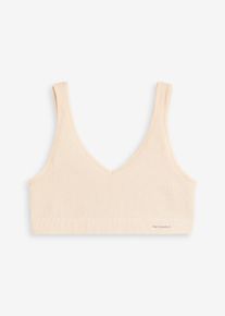 Reggiseno bustier a coste senza cuciture Feel Comfort - Beige - Taglia 3 (M) - bonprix