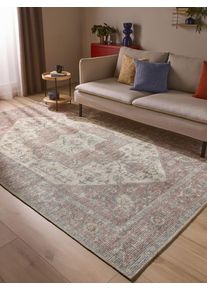 benuta Nest Rug Lorenzo Cream/Red 120x170 cm - Modern Vintage Rugs