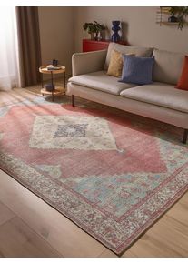 benuta Nest Tapis Vintage Lorenzo Multicouleur 120x170 cm - Tapis poil ras / effet usé