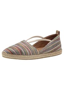 Tamaris Espadrilles Damen pastellblau / cappuccino / hellgrün / kirschrot Größe 36
