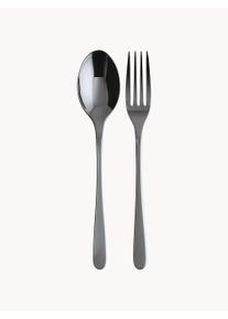 Sambonet Komplet sztućców do sałatek ze stali szlachetnej Taste, 2 elem. Czarny Stal nierdzewna D 23 cm