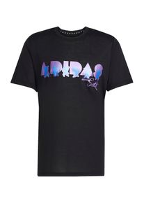 adidas Sportswear Funktionsshirt 'Adidas x Jeremy Scott' Herren neonblau / neonlila / schwarz Größe XS