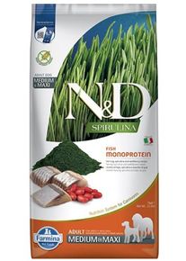 Farmina N&D dog SPIRULINA (GF) adult medium & maxi herring granule pre psy 7kg