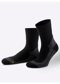 Camano Damen Wandersocken in schwarz ,Größe 39-42, Witt, 34% Polyester, 33% Polyacryl, 21% Polyamid, 10% Wolle, 2% Elasthan