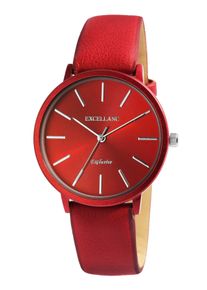 Dames Horloge in rood ,maat 0, WITT, 60% Kunststof, 40% Roestvrij staal