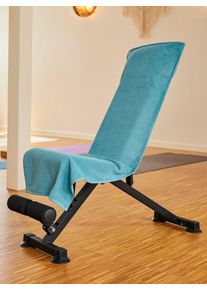 wäschepur unisex Sporthanddoek in turquoise ,maat 50x140 cm, Witt, 100% Katoen