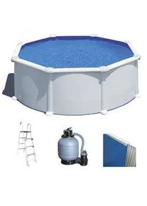 GRE Atlantis rund Ø350 x 132cm - oberirdischer Stahlpool