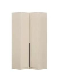 Rauch Möbel Eckkleiderschrank , Champagner , Holzwerkstoff , 7 Fächer , 100x229x102 cm , Blauer Engel, Goldenes M, BQ - Bündnis für Qualität, Made in Germany, DIN EN ISO 50001 , Schlafzimmer, Kleiderschränke, Eckschränke