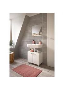 Mid.you Badezimmer , Weiß , Kunststoff , 2-teilig , 57 cm , FSC Mix , hängend, stehend , Badezimmer, Badmöbelsets & Badmöbelserien, Badmöbel-Sets