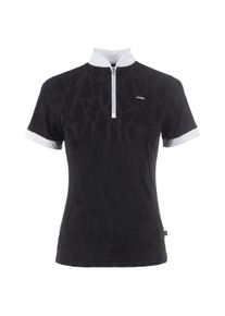 Cavallo Women ́s Competition Shirt Caval Competition Jaquard Halfzip SS24, short-sleeved