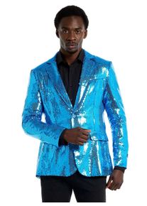 OppoSuits SuitMeister Veste pailletée bleu