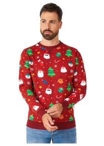 OppoSuits Festivity Red Sweater