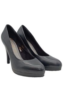 Street Super Shoes High-Front Pumps Women, Size 39, black, leather