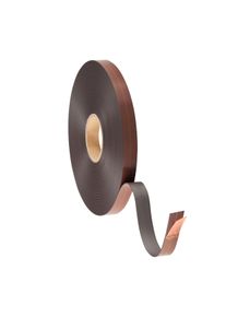 Magneetband, zelfklevend 25.4 mm | C - hoogwaardige lijm, ferriet, zwart
