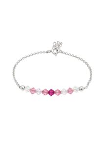 Elli - Perline per rosa con cristalli in argento sterling 925 Bracciali e Braccialetti 1 pieces female