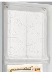 HEINE HOME Raffrollo mit Ösen in weiß