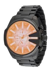 Diesel Montre à affichage analogique 'MEGA CHIEF' Homme noir taille One Size