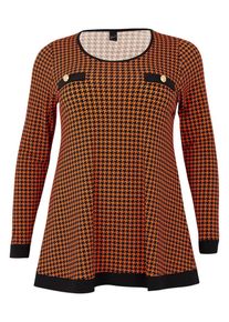 Yoek Tunika Damen dunkelorange / schwarz Größe S/M